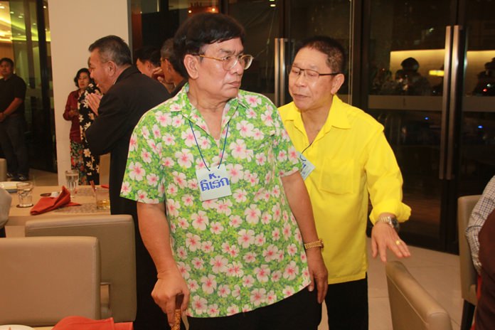 Direk Pongsawat who worked for decades at the Royal Cliff Hotels Group kept in touch with his old friends and together with Santi Jirapat (right) was instrumental in organizing the reunion for the past 5 years.