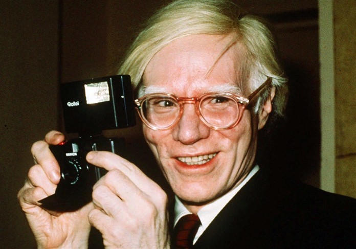 Andy Warhol in 1976. (AP Photo)