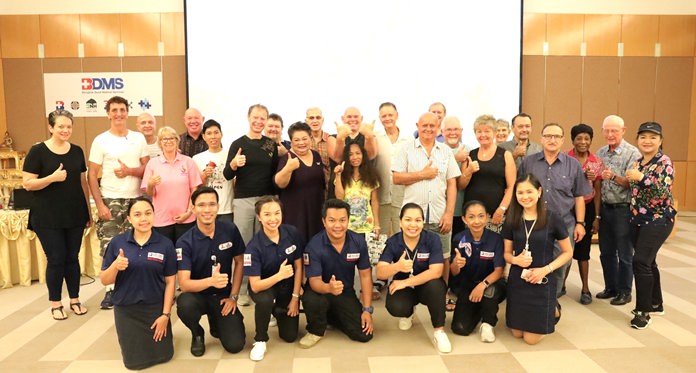 Instructors and students give a thumbs-up to the potentially life-saving training.