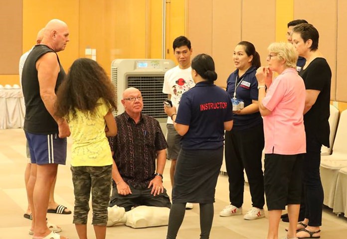 The sort of concentration on an instructor that could end up saving a life.