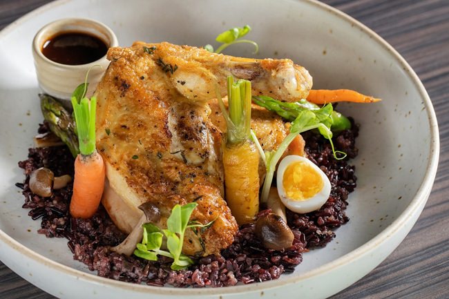 Delicious free-range chicken dishes at Hilton Pattaya.