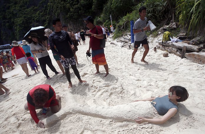 The popular tourist destination of Maya Bay in the Andaman Sea has closed to tourists for four months to give its coral reefs and sea life a chance to recover from an onslaught that began nearly two decades ago.