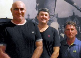 (From left) Steven Cliff, Russell Goldsworthy and John Hughes.