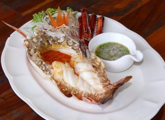 A big fat River Prawn.