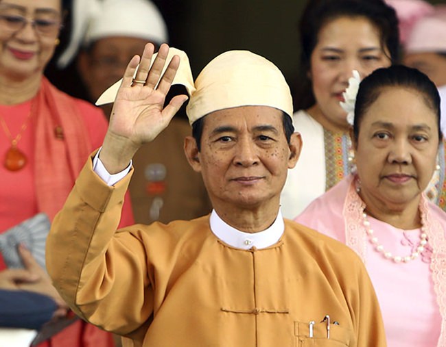 Myanmar President Win Myint.