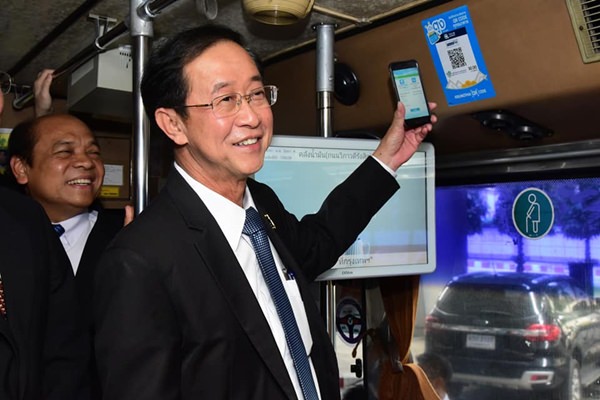 Transport Minister Arkhom Termpittayapaisith.