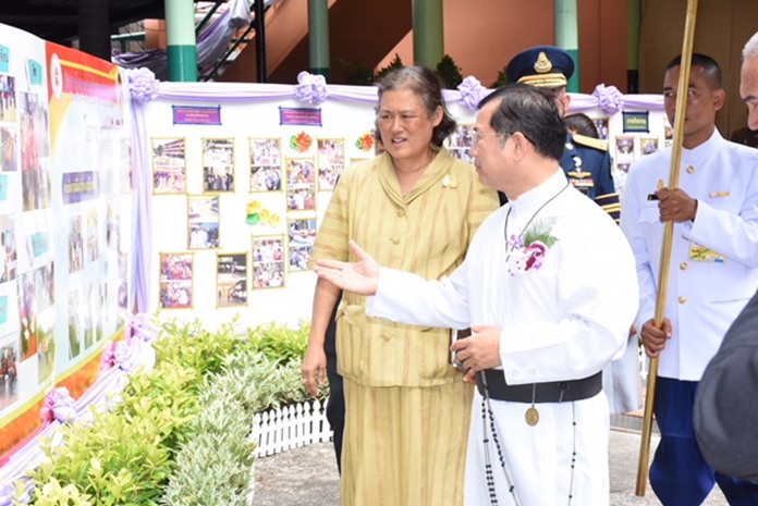 HRH Princess Sirindhorn has visited the school many times.