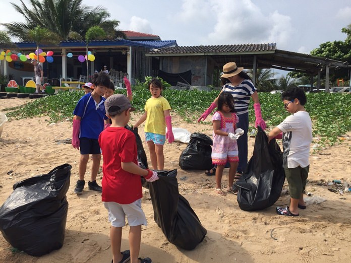 A massive beach clean was arranged by GIS teacher Ms Lucy.