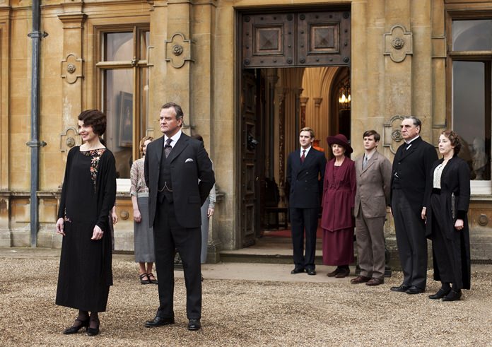 This undated publicity photo shows characters from the TV series, “Downton Abbey.” (AP Photo/PBS, Carnival Film & Television Limited 2012 for MASTERPIECE, Nick Briggs)