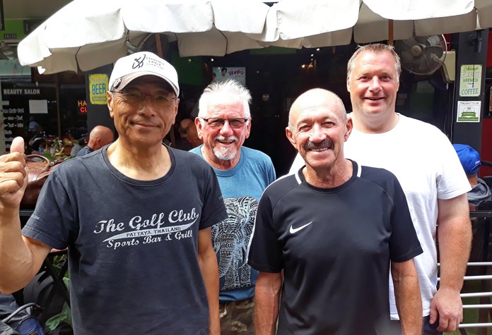 Masao Ishikawa, Des Leonard, Bob Catlow and Paul Walsh.