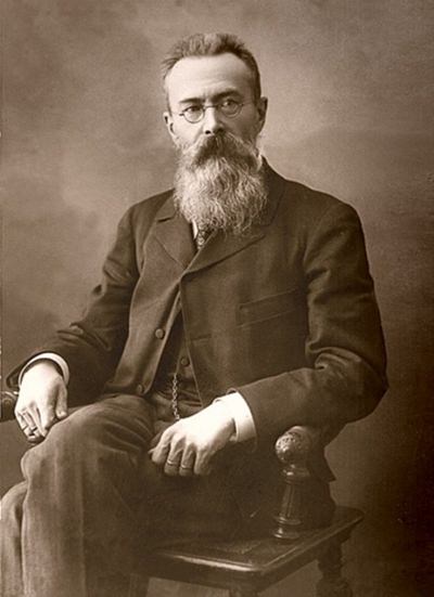 Composer and teacher, Nikolai Rimsky-Korsakov.