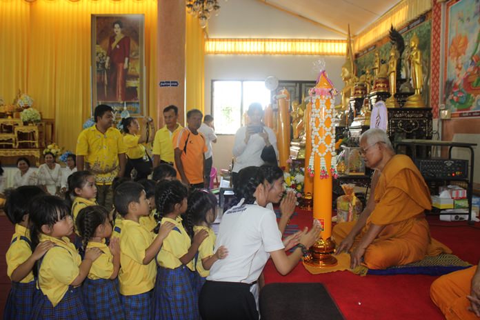 The event was meant to teach youngsters about Thailand’s Buddhist and cultural traditions.