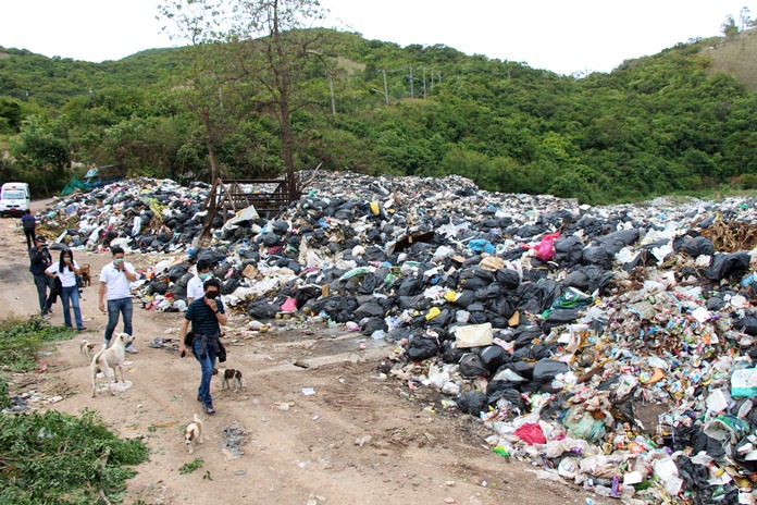 Koh Larn’s trash problems are being handled with hopes that the island’s massive garbage backlog could be eliminated by 2020, Pattaya business leaders were told.