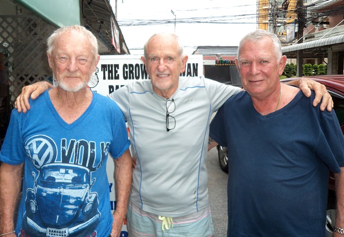John Coetzee (from left), Frank Riley and Steve Younger.