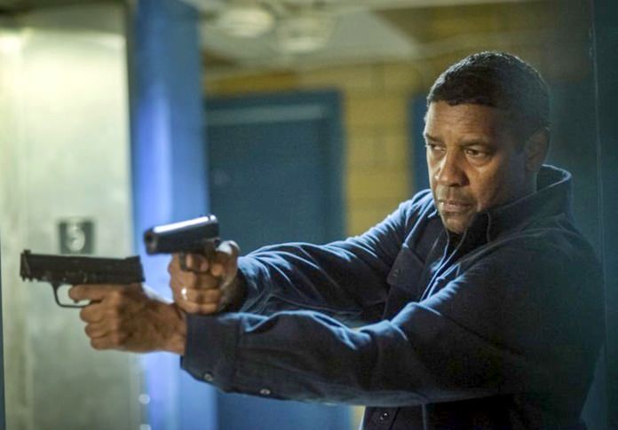This image shows Denzel Washington in a scene from “Equalizer 2.” (Glen Wilson/Sony, Columbia Pictures via AP)