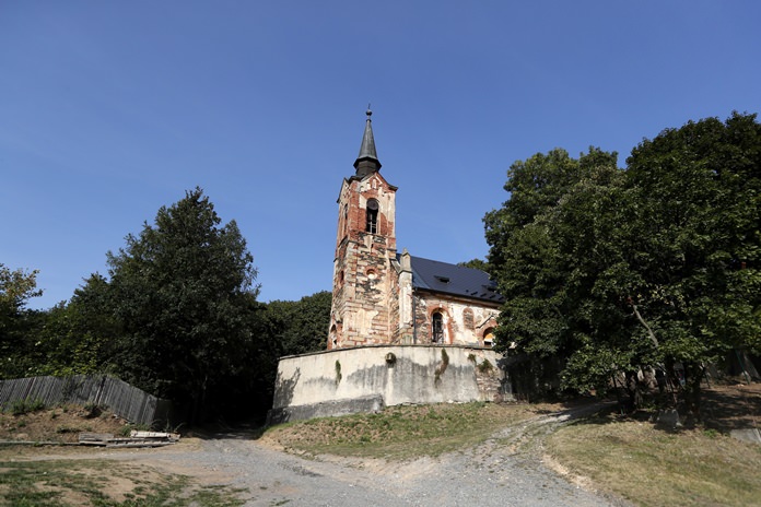 The church of Saint George, in the village of Lukova, Czech Republic. (AP Photo/Petr David Josek)