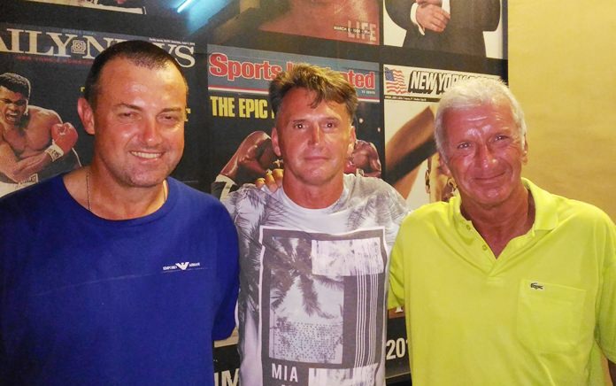 Steve Harris, John Hughes and Pete Sumner.