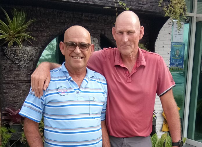 Kim ‘Nipper’ Truscott (left) and Lloyd Shuttleworth.