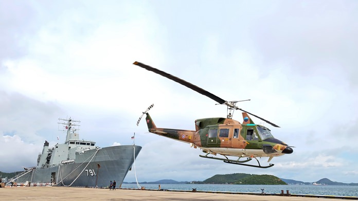 Doctors from the Naval Medical Department and Queen Sirikit Naval Medical Center, along with sailors and officers totaling 500 personnel, plus two helicopters and heavy equipment have been prepared to assist operations should the vessel get the go ahead.