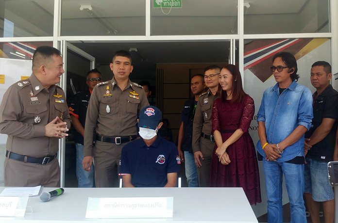 Nongprue police arrested Waranyu Sornlek for stealing a car and trying to sell it on Facebook.