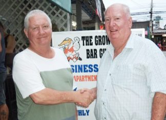 Bernie McCart with Patch.