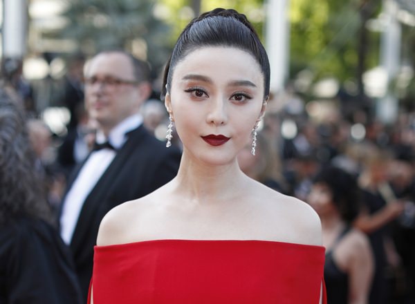 In this May 24, 2017, file photo, Chinese actress Fan Bingbing poses for photographers at the Cannes Film Festival in southern France. (AP Photo/Thibault Camus)