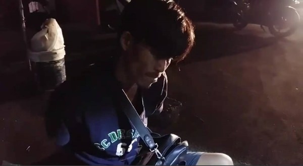 Aniruth Buayeuan was arrested for allegedly slashing his wife in the back of the head after accusing her of cheating on him.