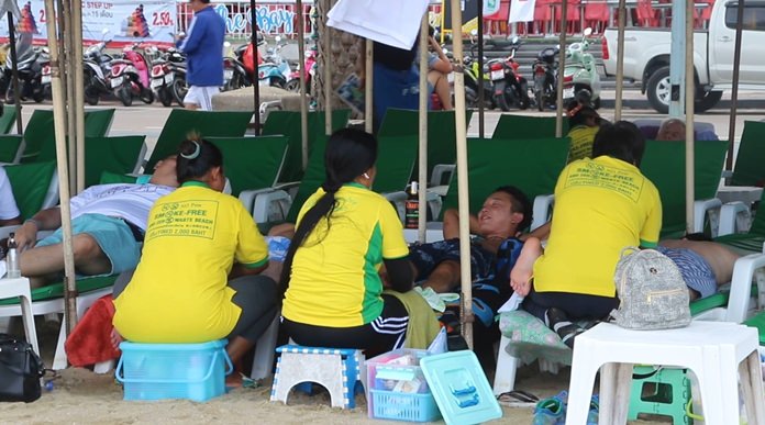 After a long, hard low season, Pattaya’s beach masseuses are eager for the return of foreign tourists.