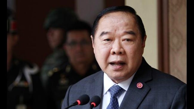 Deputy Prime Minister and Defense Minister, Gen. Prawit Wongsuwan.