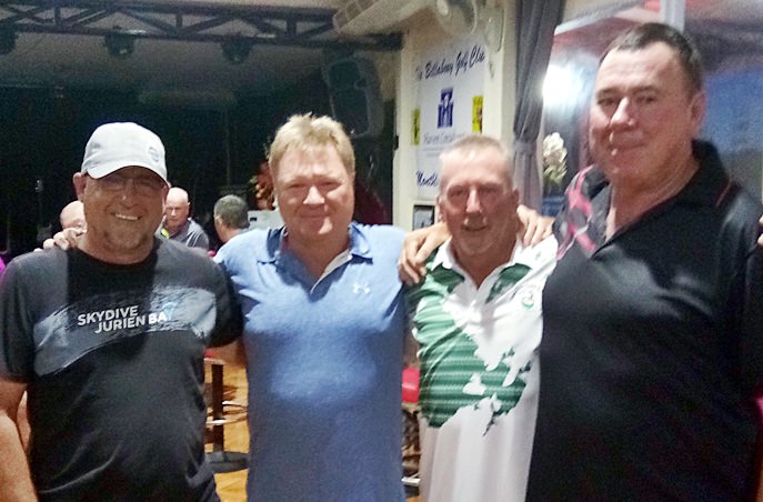 Team Geralton – Friday’s scramble winners.