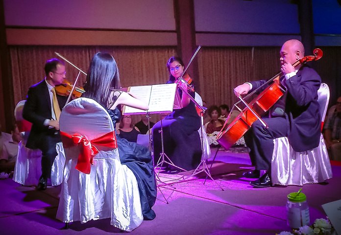 The Pro Musica Quartet perform at Diana Garden Resort, October 29.