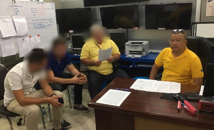Dmitry Revtovich and Ilia Gilev were arrested and prepared for deportation after they allegedly threatened to bomb their country’s consulate in Pattaya.