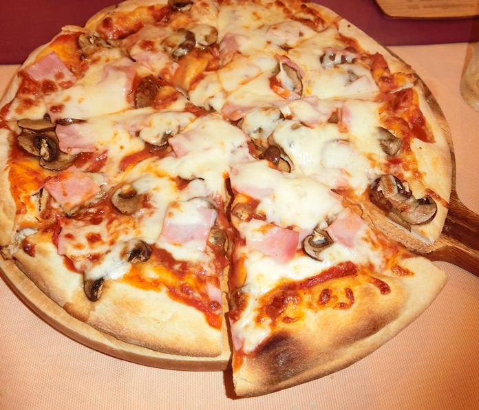 A very tasty pizza. (Photos by Marisa Corness)