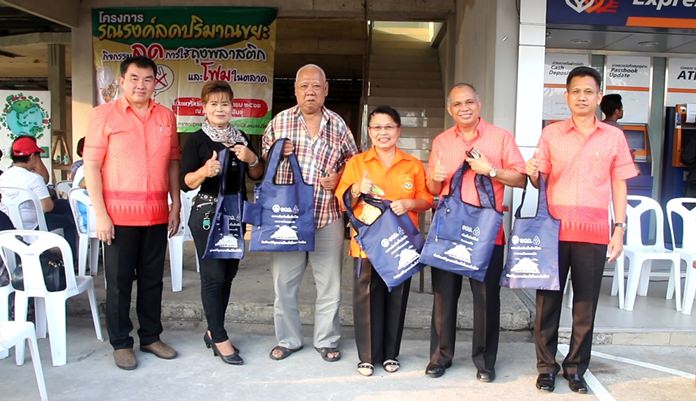 Nongprue has launched another campaign to try to get residents to stop using plastic and foam containers.