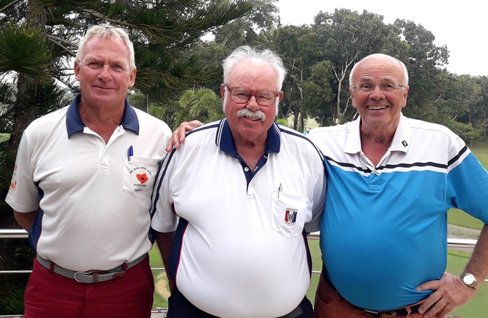 Perter Bygballe and Kurt Sandgaard with Dave Richardson.