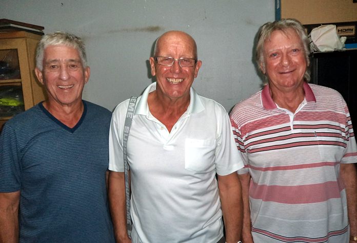 Rod Weekes with John Davis and Keith Buchanan.