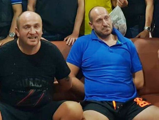 Joseph Mulhare (left) and younger brother Gregory. (Photo/Royal Thai Police)