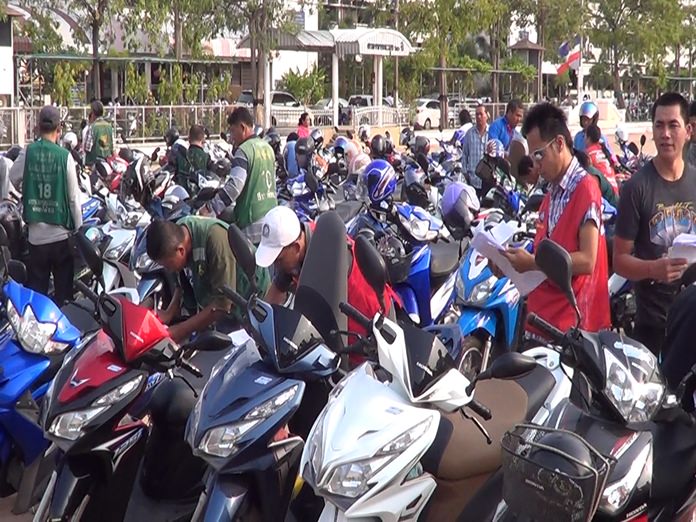 Pattaya will add to its large stable of motorcycle taxis when registration opens again Jan. 1.