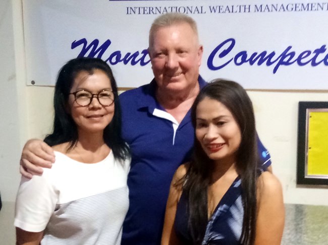 Brian Chapman with Nu and Tan.