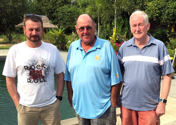 Andy Nesbitt, Stan Gettinby & Sam Rees.