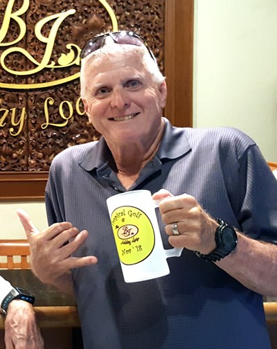 Monthly mug winner Don Carmody.