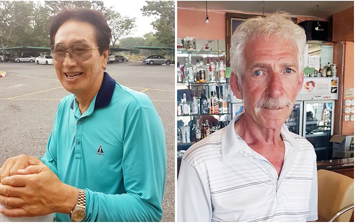 Lawrence Lee & Reg Glass.