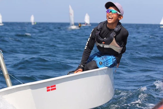 Panwa Boonak kept a clean sheet to take the honors in the Optimist Class.