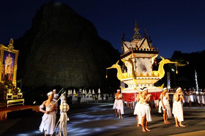The event at Big Buddha Mountain features local and Thai arts, cultural performances, Buddhist sermons and a lantern parade.
