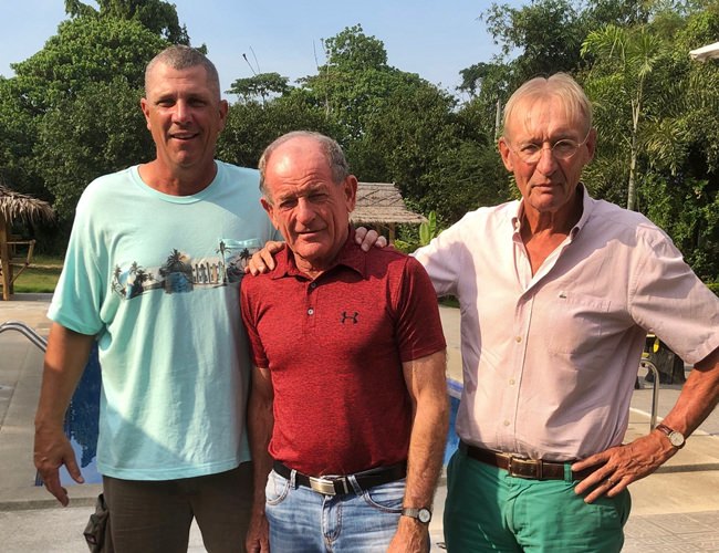 Bob Edwards (from left), Paddy Devereux and Willem Lasonder.