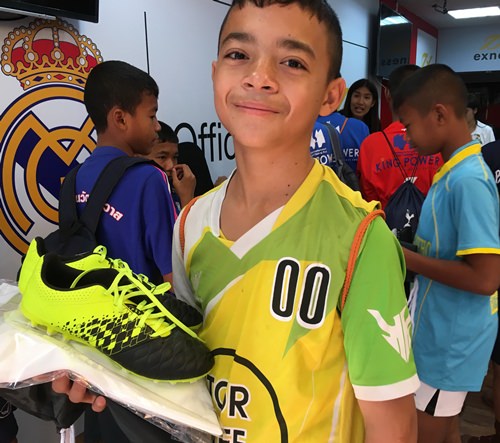 New kit and boots for all the boys.