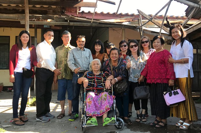 The Love Song and Merit Power Group used funds raised at a December concert to purchase and donate a wheelchair to a disabled Soi Nong Krabok resident.