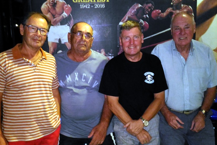 From left: Rudi Schaefer, Leo Adam, Frank Grainger and Mike Fitzgerald.