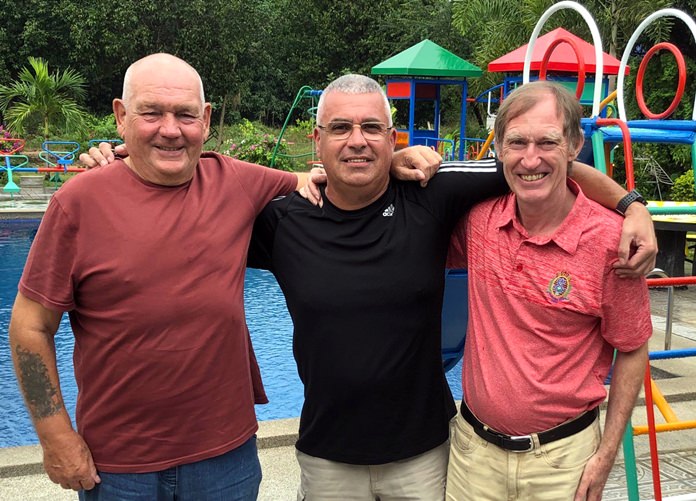 Paul Davies, Martin Hayes and Jonathan Pratt.