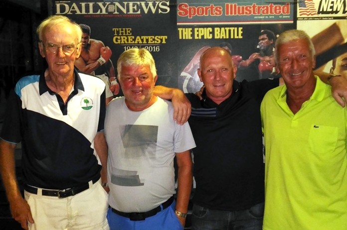 Jerry McCarthy (from left), Andres Van De Laan, Brian Keating and Pete Sumner.